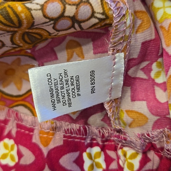 Drew Silky Wide Leg Patchwork Patterned Pants - Picture 7 of 9